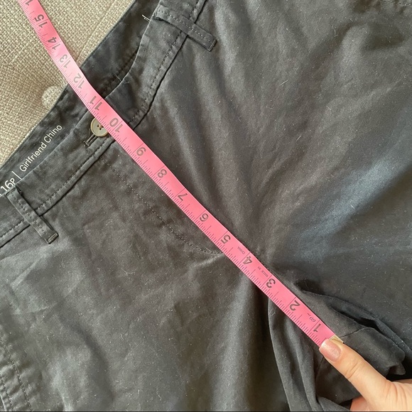 Talbots Girlfriend Chino - Black - Size 16 - Petite - Picture 8 of 8